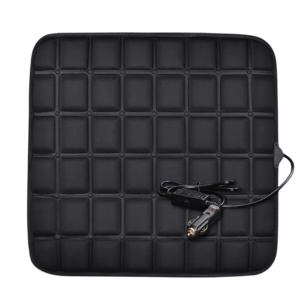 12V Car Seat Heated Cover Adjustable Temperature Electric Heating Pads 40W Winter Seat Heater Anti-slip Car Seat Heating Cushion