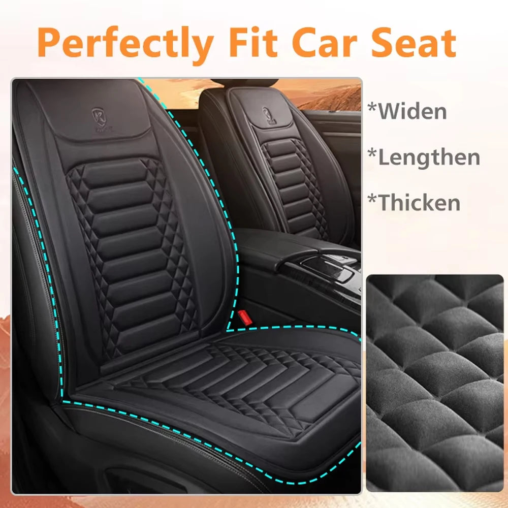 1/2PCS Heated Seat Cushion 12V Heating Car Seat Cushion Comfortable Seat Cover Winter Seat Cushion Driver or Passenger for Cars