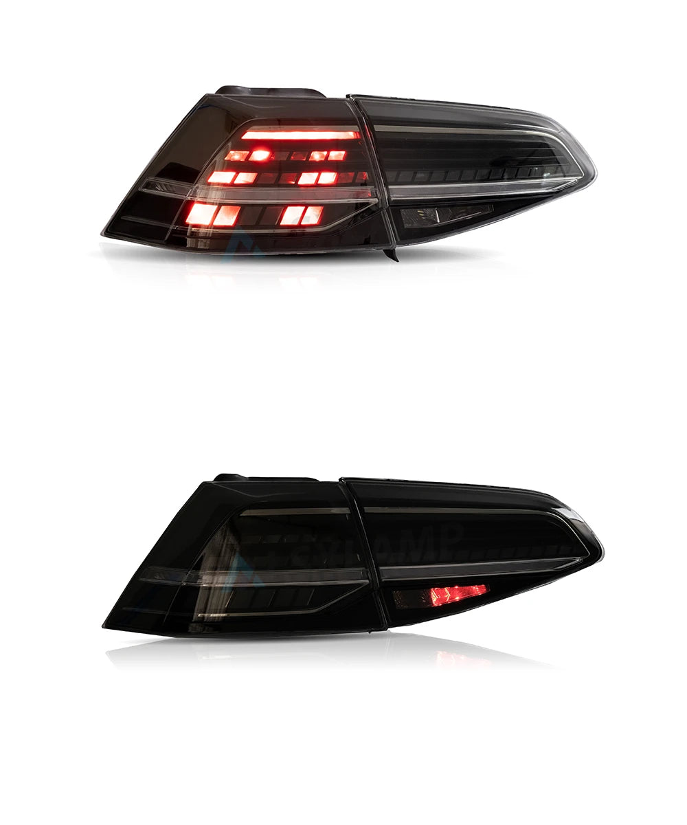 LED Tail Lights Assembly For Volkswagen Golf 7 2015 2016 2017 Tail Light Sequential Signal Light Modified Rear Lamps