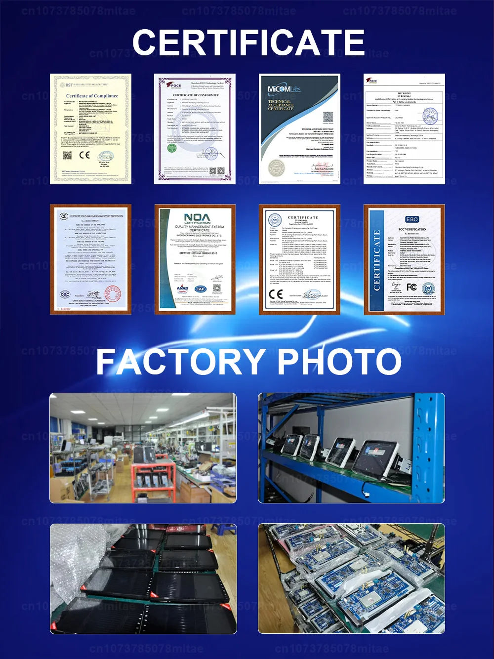 VATAV 7" Double Din Car Radio - CarPlay - Reversing Camera