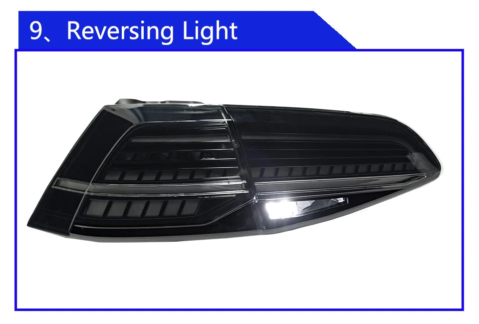 Car Taillights Assembly For Golf 7 2013-2017 Upgrade Golf 7.5 2018-2021 LED Car Back Lamps Turn Signal Light Accessories