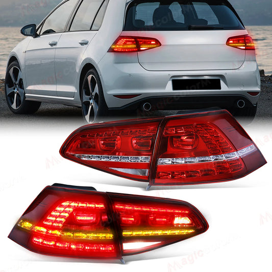 Taillight Assembly For VW Golf 7 MK7 GTI 2013 2014 2015 2016 2017 Brake Reversing Lamp Turn Signal Tail Lights Car Accessories