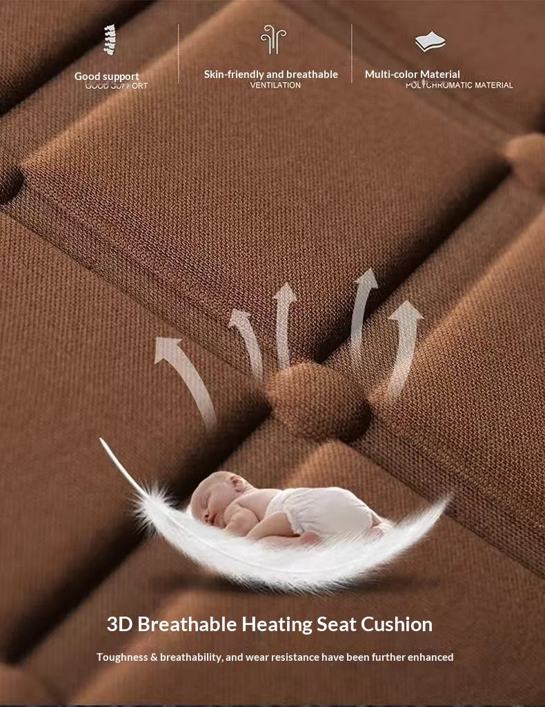 Checkerboard quick-heating uniformly heated winter car seat cushion 12V warm single or double seat heat-retaining essential