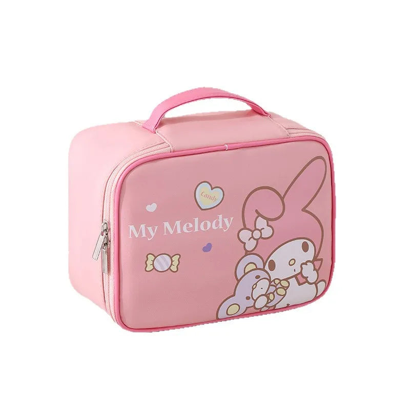 Kuromi My Melody Makeup Bag - Large Capacity