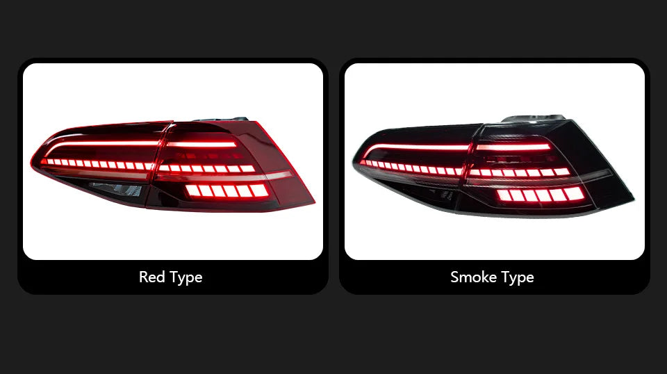 AKD Car Lights for VW Golf 7 Tail Light 2013-2020 Golf 7.5 LED Rear Lamp Golf MK7 Stop DRL Brake Dynamic Signal Auto Accessories