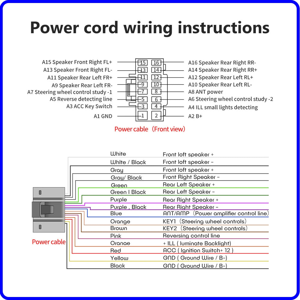 VATAV 7" Double Din Car Radio - CarPlay - Reversing Camera