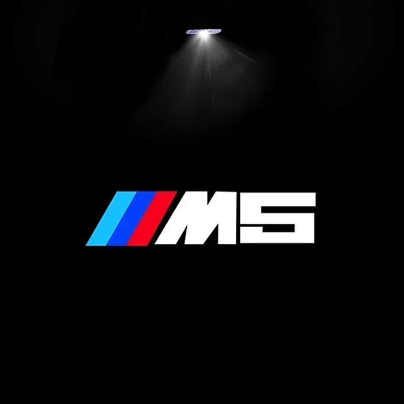 2pcs New LED Car Door Welcome Courtesy Lamp Projector Light For BMW 50th F12 F13 F30 E60 E65 E66 E63 F01 F02 X1 X3 4 5 6 7 Serie