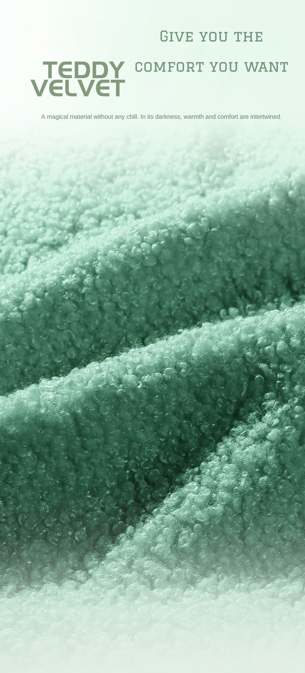 Winter Teddy Wool Flounce Cover - Without Inner Ring