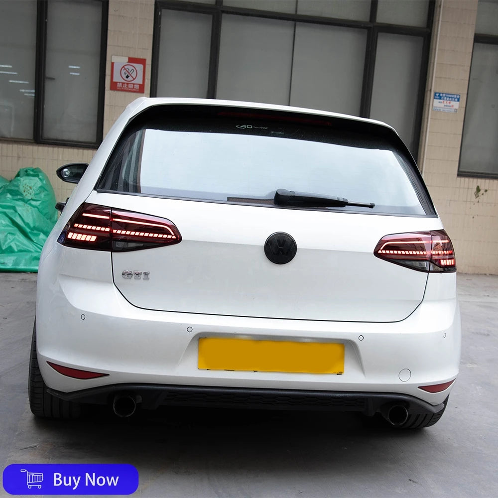 Car Taillights Assembly For Golf 7 2013-2017 Upgrade Golf 7.5 2018-2021 LED Car Back Lamps Turn Signal Light Accessories