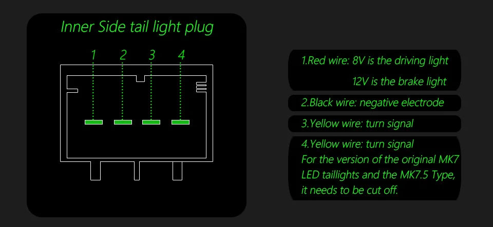 AKD Car Model Tail Lamp for VW Golf 7 Tail Lights 2013-2020 Golf7.5 LED Tail Light Golf MK7 Rear Stop DRL brake auto Accessories