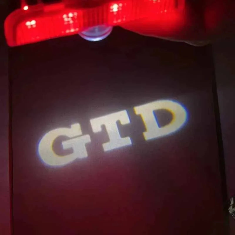 2Pcs Car LED Decorative Door Light Welcome Projector Lamp For VW Passat B6 B7 Sharan CC Golf 5 6 7 Jetta Scirocco 3 Tiguan EOS