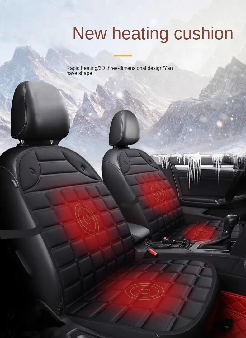 Car heating seat cushion, car winter seat, electric heating seat cushion, quick heating seat cushion, car 12V small car, car use