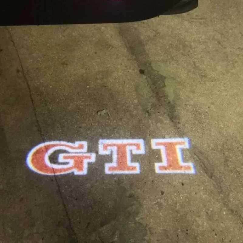 2Pcs Car LED Decorative Door Light Welcome Projector Lamp For VW Passat B6 B7 Sharan CC Golf 5 6 7 Jetta Scirocco 3 Tiguan EOS