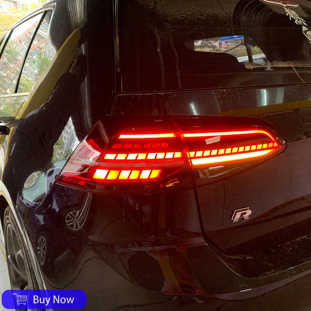 Car Taillights Assembly For Golf 7 2013-2017 Upgrade Golf 7.5 2018-2021 LED Car Back Lamps Turn Signal Light Accessories