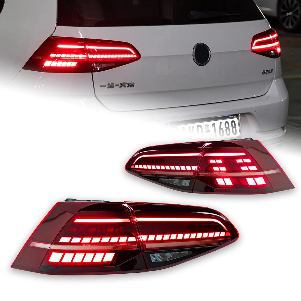 AKD Car Lights for VW Golf 7 Tail Light 2013-2020 Golf 7.5 LED Rear Lamp Golf MK7 Stop DRL Brake Dynamic Signal Auto Accessories