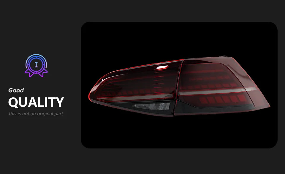 AKD Car Lights for VW Golf 7 Tail Light 2013-2020 Golf 7.5 LED Rear Lamp Golf MK7 Stop DRL Brake Dynamic Signal Auto Accessories