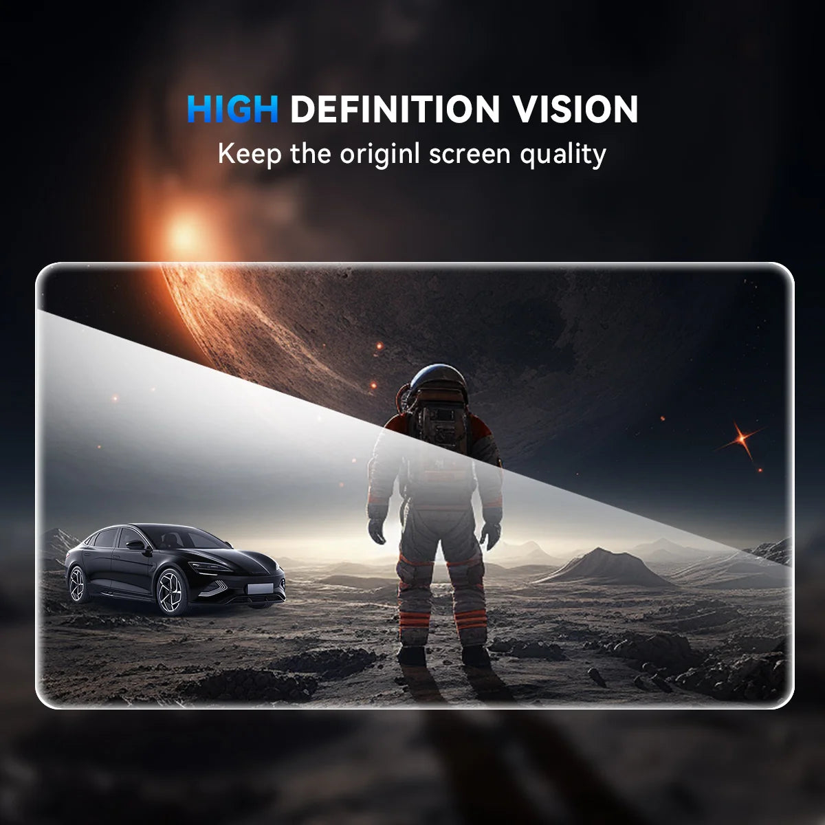 8 Inches Tempered Glass Screen Protector for THINKSCAN 689BT, MUCAR 892BT,MUCAR VO8 Scanner, 8-inch Protective Film Replacement