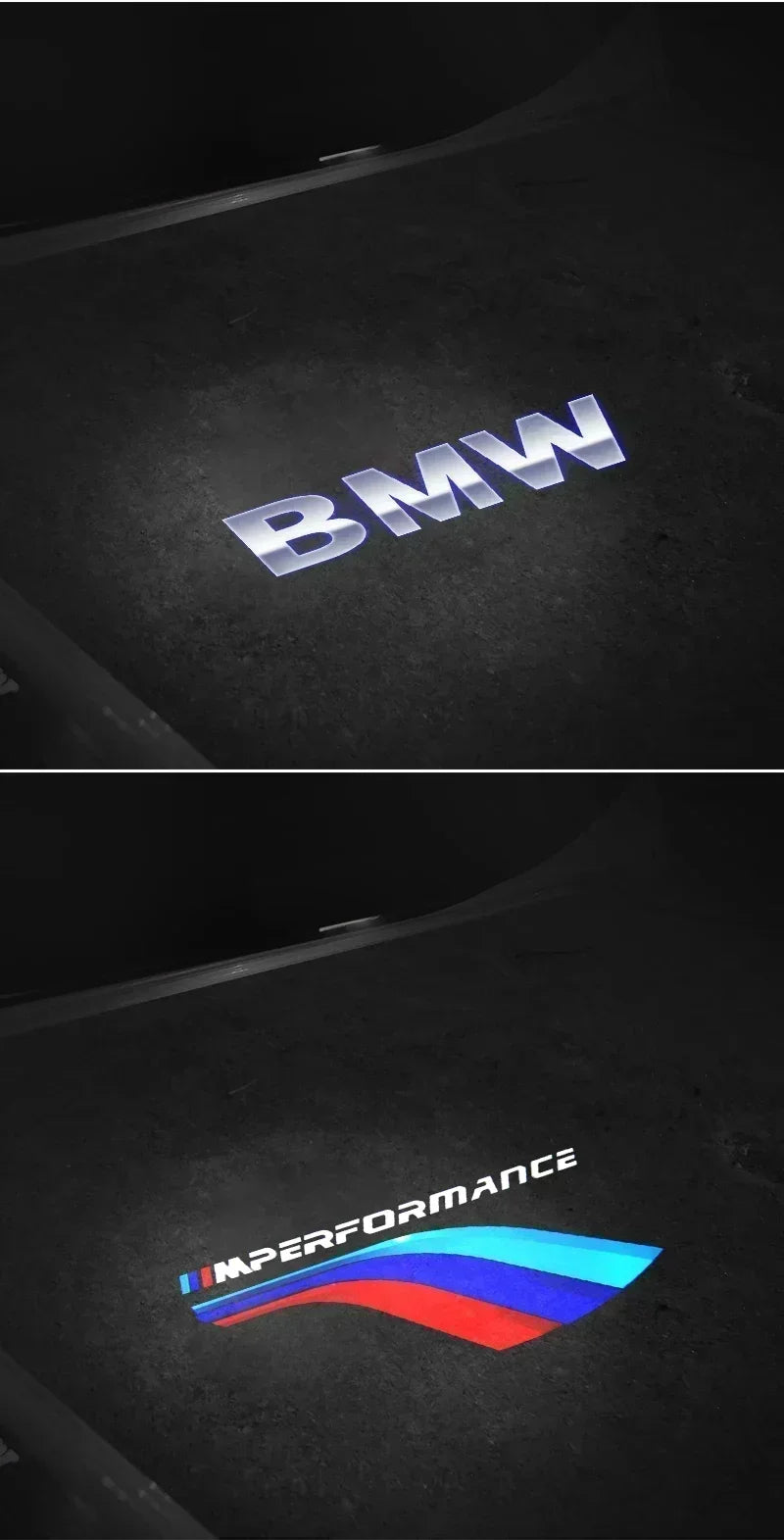 2pcs New LED Car Door Welcome Courtesy Lamp Projector Light For BMW 50th F12 F13 F30 E60 E65 E66 E63 F01 F02 X1 X3 4 5 6 7 Serie