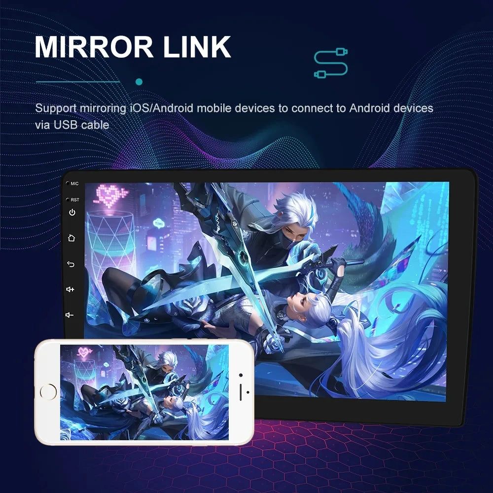 Android 13 Universal 7/9/10" car radio - GPS CarPlay