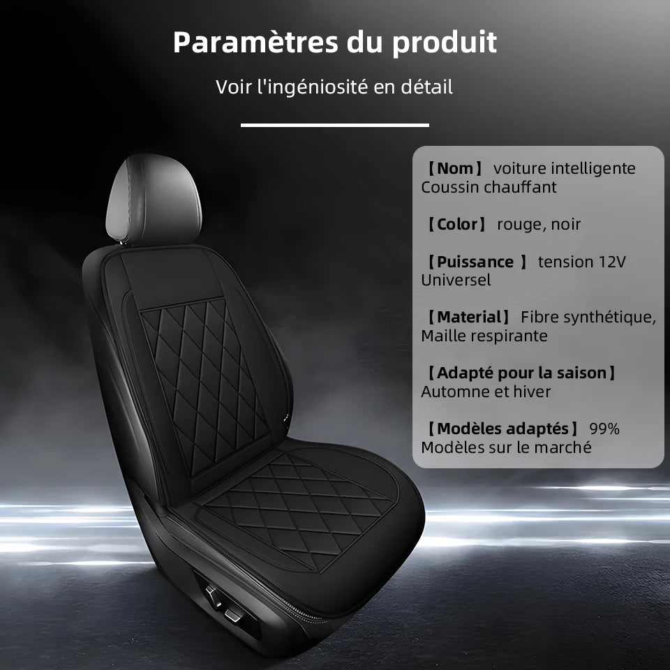 Car Heat Seat Cushion Electric Heating Mat Universal Winter New Design 12V/24V Seat Pad For Vehicles Heating Cushion Covers