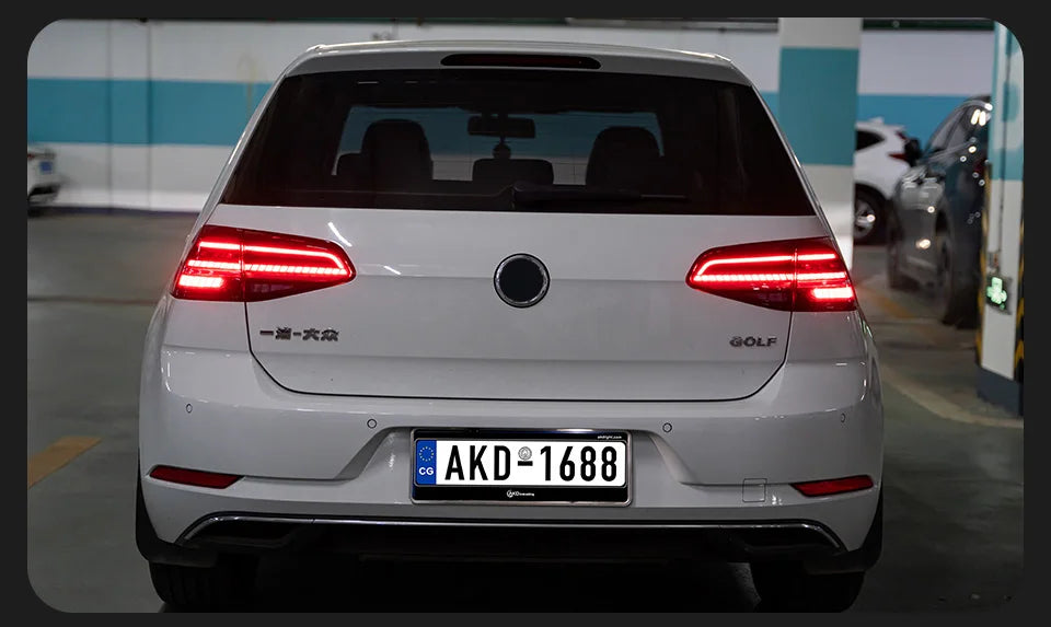 AKD Car Lights for VW Golf 7 Tail Light 2013-2020 Golf 7.5 LED Rear Lamp Golf MK7 Stop DRL Brake Dynamic Signal Auto Accessories