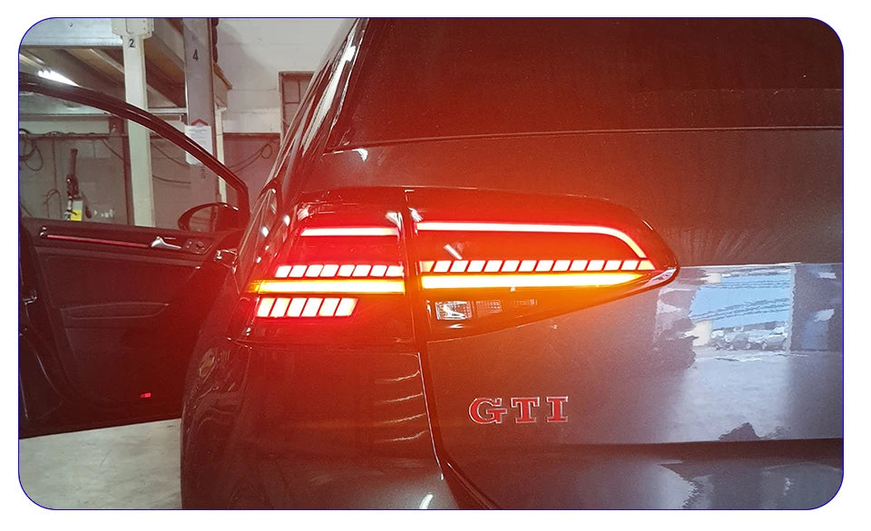 Car Taillights Assembly For Golf 7 2013-2017 Upgrade Golf 7.5 2018-2021 LED Car Back Lamps Turn Signal Light Accessories