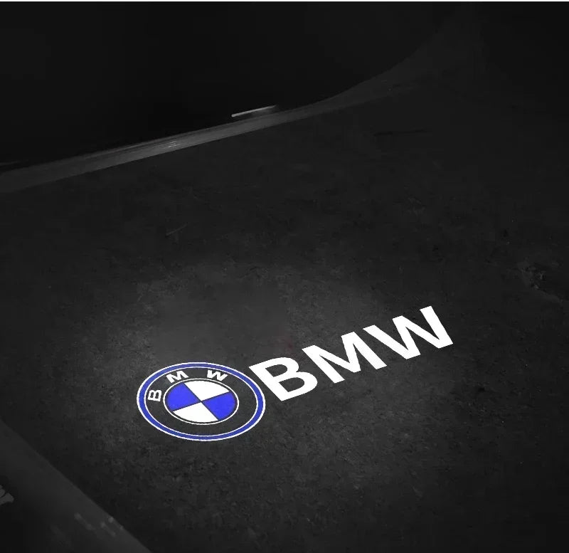 2pcs New LED Car Door Welcome Courtesy Lamp Projector Light For BMW 50th F12 F13 F30 E60 E65 E66 E63 F01 F02 X1 X3 4 5 6 7 Serie