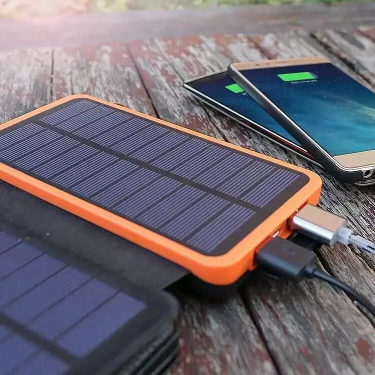 Xiaomi 200000mAH Solar Power Bank Folding Solar Panels 5V 2A USB Output Portable Outdoor Camping Sun Power For IPhone Android