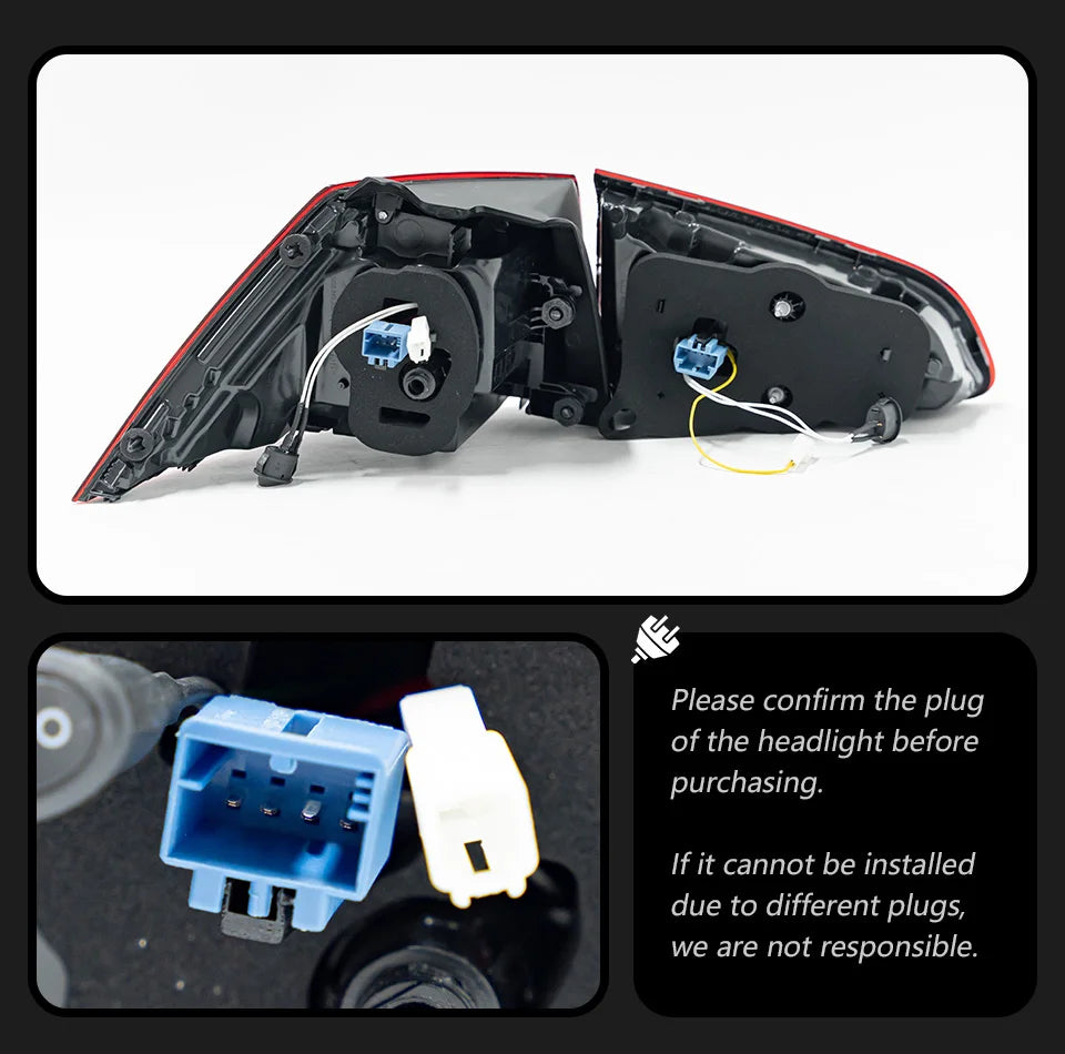 AKD Car Model Tail Lamp for VW Golf 7 Tail Lights 2013-2020 Golf7.5 LED Tail Light Golf MK7 Rear Stop DRL brake auto Accessories