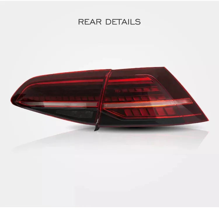 TYPY Car Tail Lamps For VW Golf MK7 Golf7.5 Taillight TSI TDI 2013-2019 LED Projector Tail Lamp DRL Auto Accessories