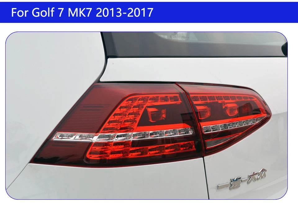 Car Taillights Assembly For Golf 7 2013-2017 Upgrade Golf 7.5 2018-2021 LED Car Back Lamps Turn Signal Light Accessories