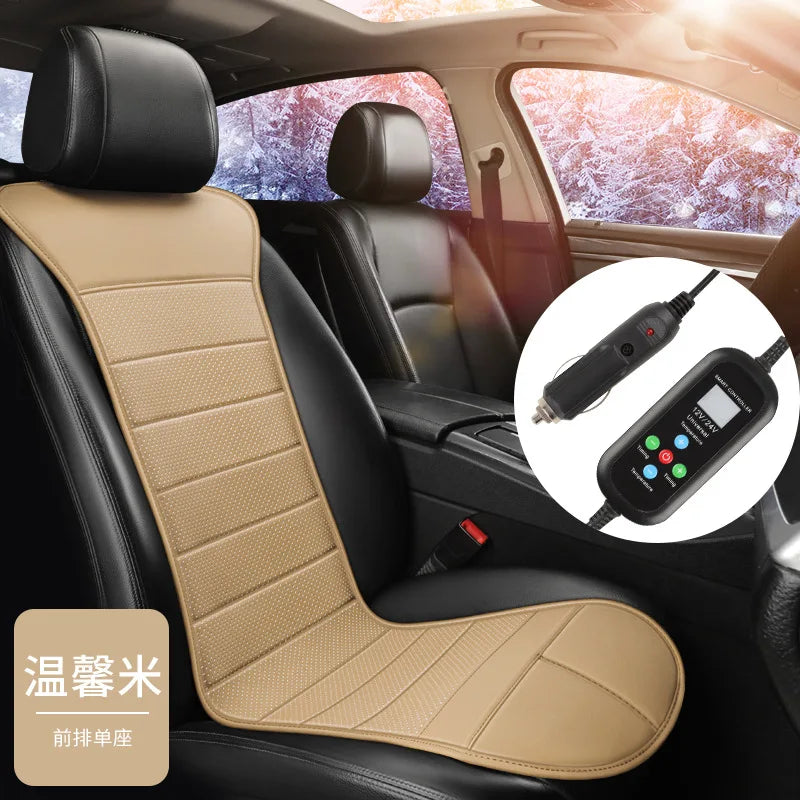 DC12V24V Driver Universal Auto Heated Covers Car Heater Cushion TemperaTure Control Cars Seat Heating Pad
