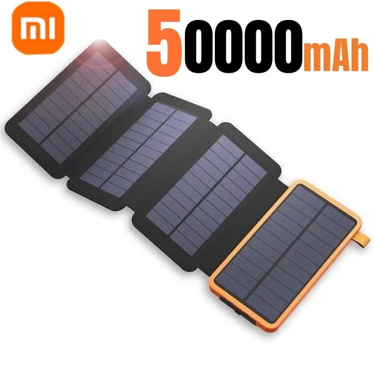 Xiaomi 200000mAH Solar Power Bank Folding Solar Panels 5V 2A USB Output Portable Outdoor Camping Sun Power For IPhone Android