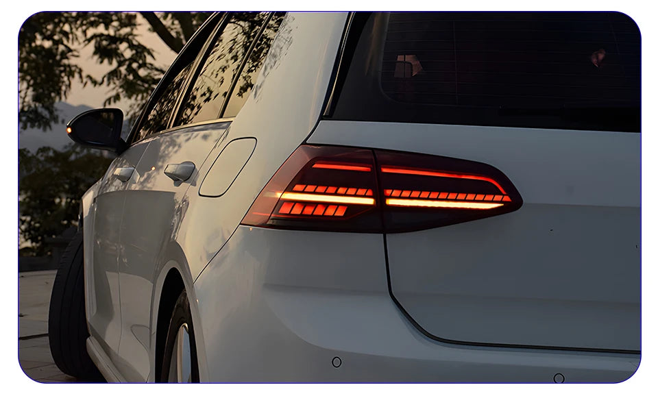 Car Taillights Assembly For Golf 7 2013-2017 Upgrade Golf 7.5 2018-2021 LED Car Back Lamps Turn Signal Light Accessories