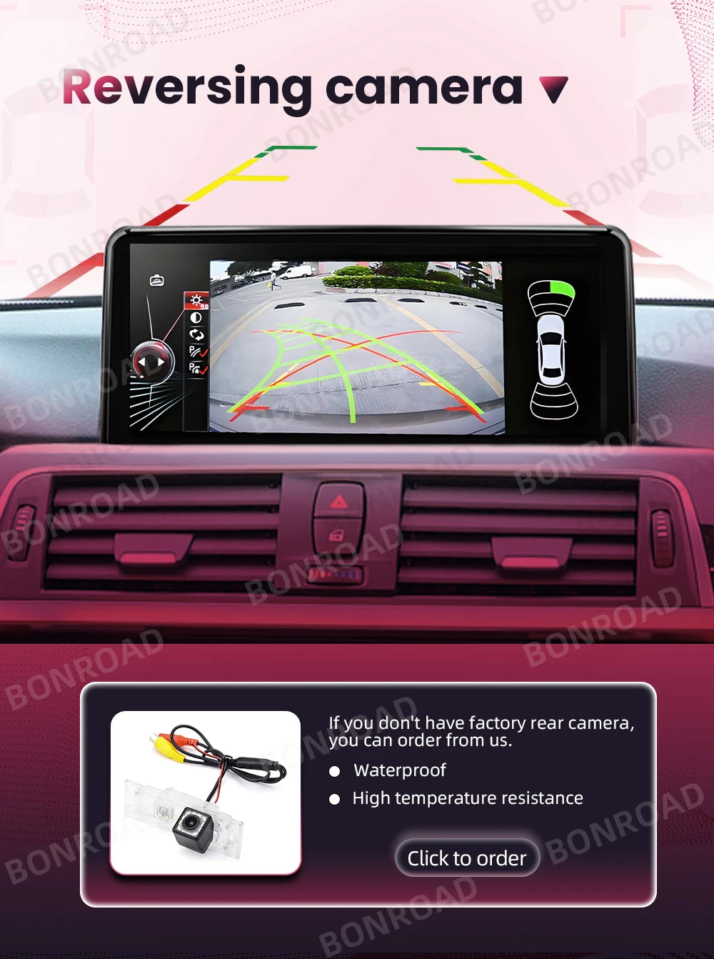 Autoradio BMW X1 E84 BONROAD - CarPlay Android Auto GPS