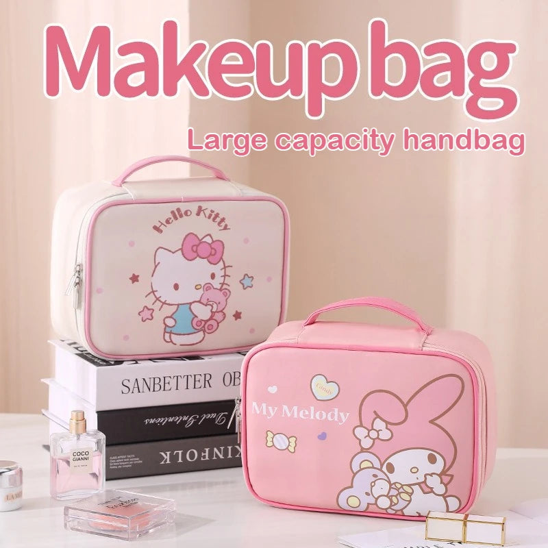 Kuromi My Melody Makeup Bag - Large Capacity