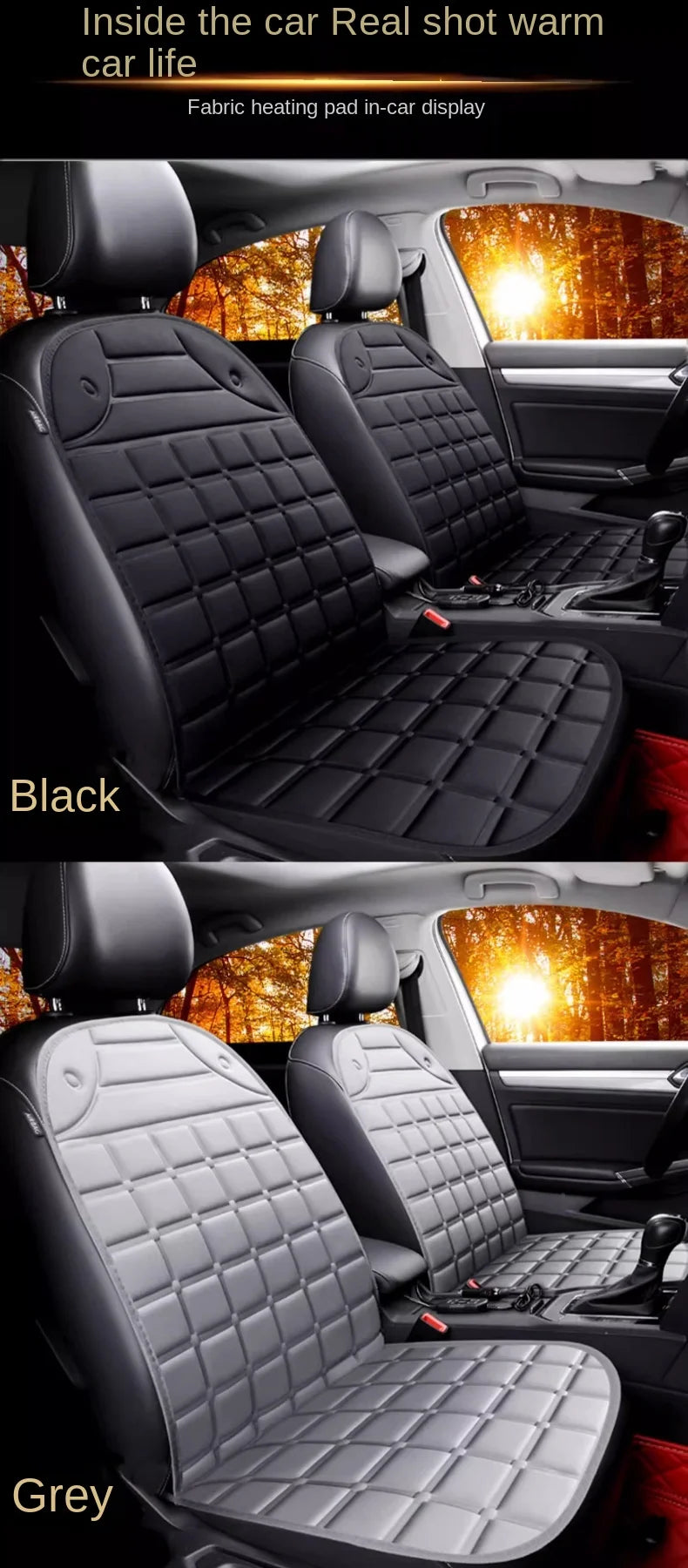 Car heating seat cushion, car winter seat, electric heating seat cushion, quick heating seat cushion, car 12V small car, car use