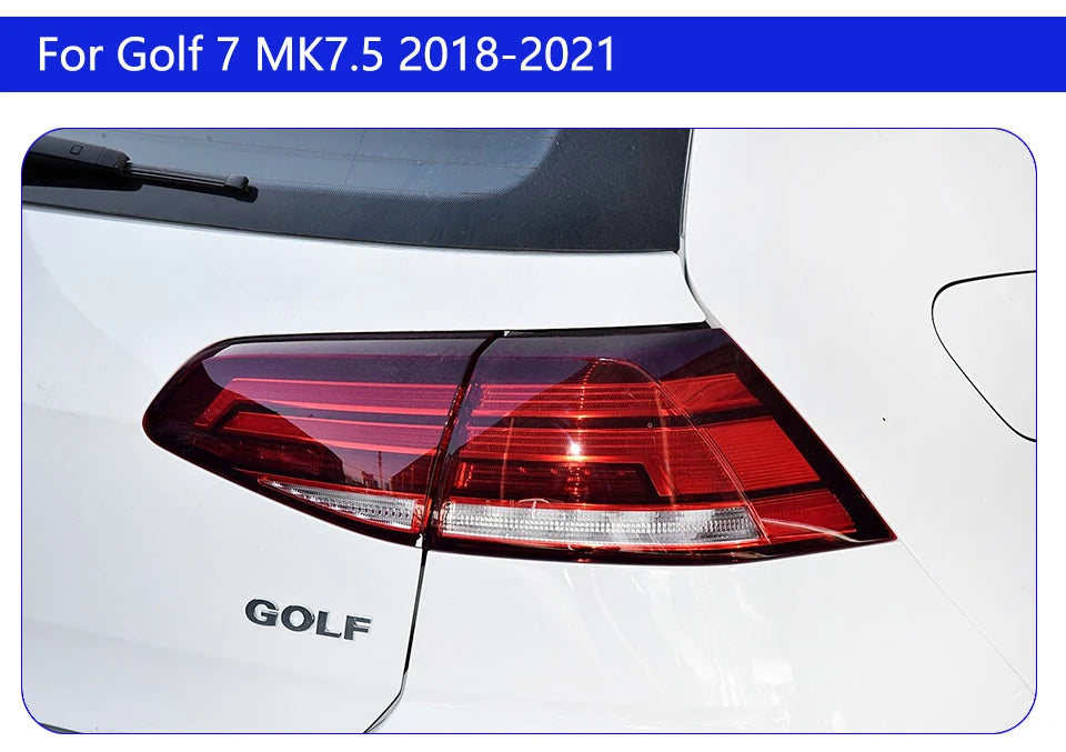 Car Taillights Assembly For Golf 7 2013-2017 Upgrade Golf 7.5 2018-2021 LED Car Back Lamps Turn Signal Light Accessories