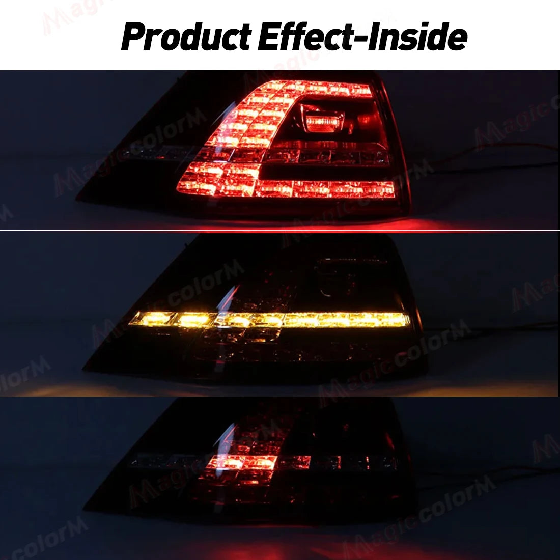 Taillight Assembly For VW Golf 7 MK7 GTI 2013 2014 2015 2016 2017 Brake Reversing Lamp Turn Signal Tail Lights Car Accessories