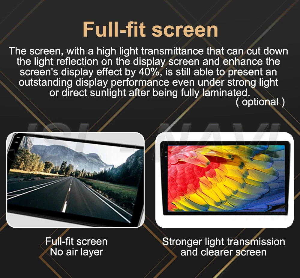 Android 15 QLED 7" car radio - CarPlay GPS 2 Din