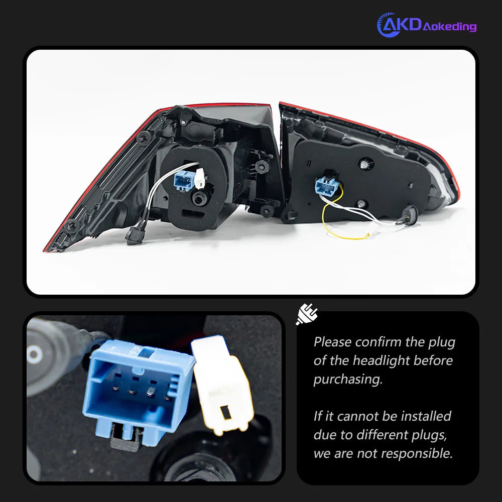 AKD Car Lights for VW Golf 7 Tail Light 2013-2020 Golf 7.5 LED Rear Lamp Golf MK7 Stop DRL Brake Dynamic Signal Auto Accessories
