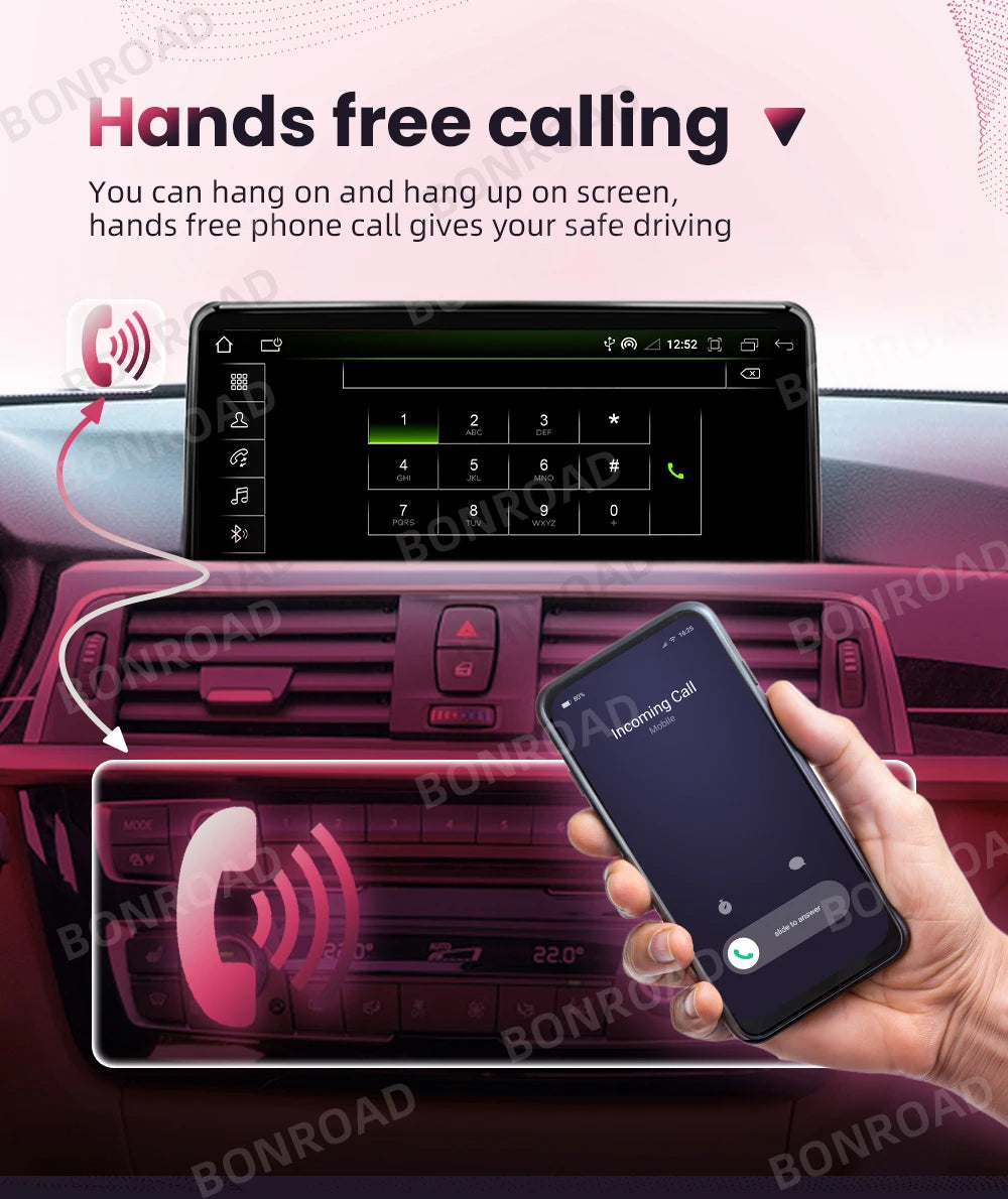 Autoradio BMW X1 E84 BONROAD - CarPlay Android Auto GPS