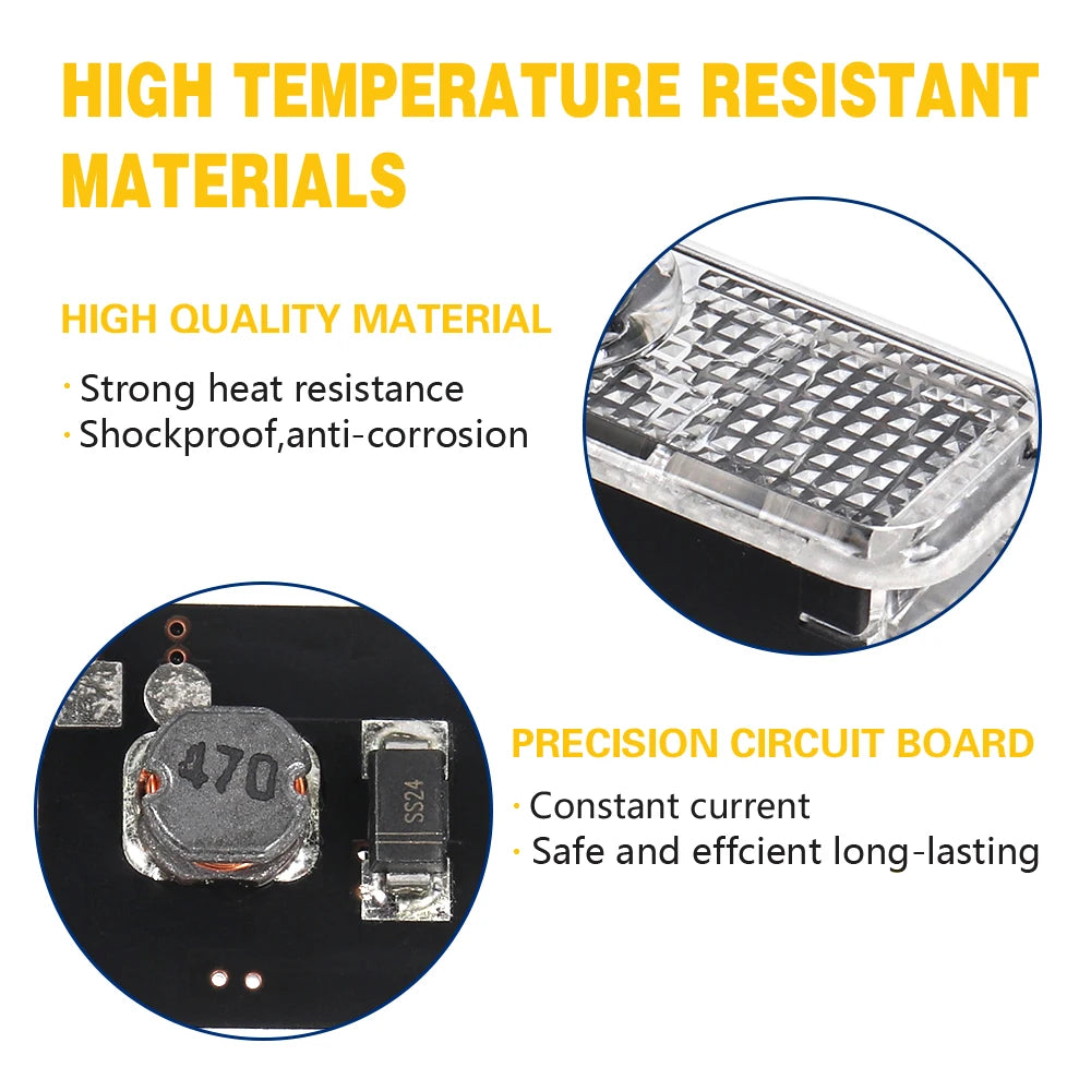 LED Car Door Welcome Logo Projector Ghost Shadow Light Interior Accessories For VOLKSWAGEN VW Touareg 7L Passat B5 B5.5 Phaeton