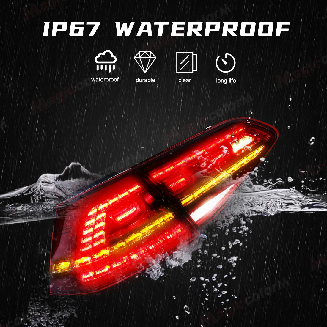 Taillight Assembly For VW Golf 7 MK7 GTI 2013 2014 2015 2016 2017 Brake Reversing Lamp Turn Signal Tail Lights Car Accessories