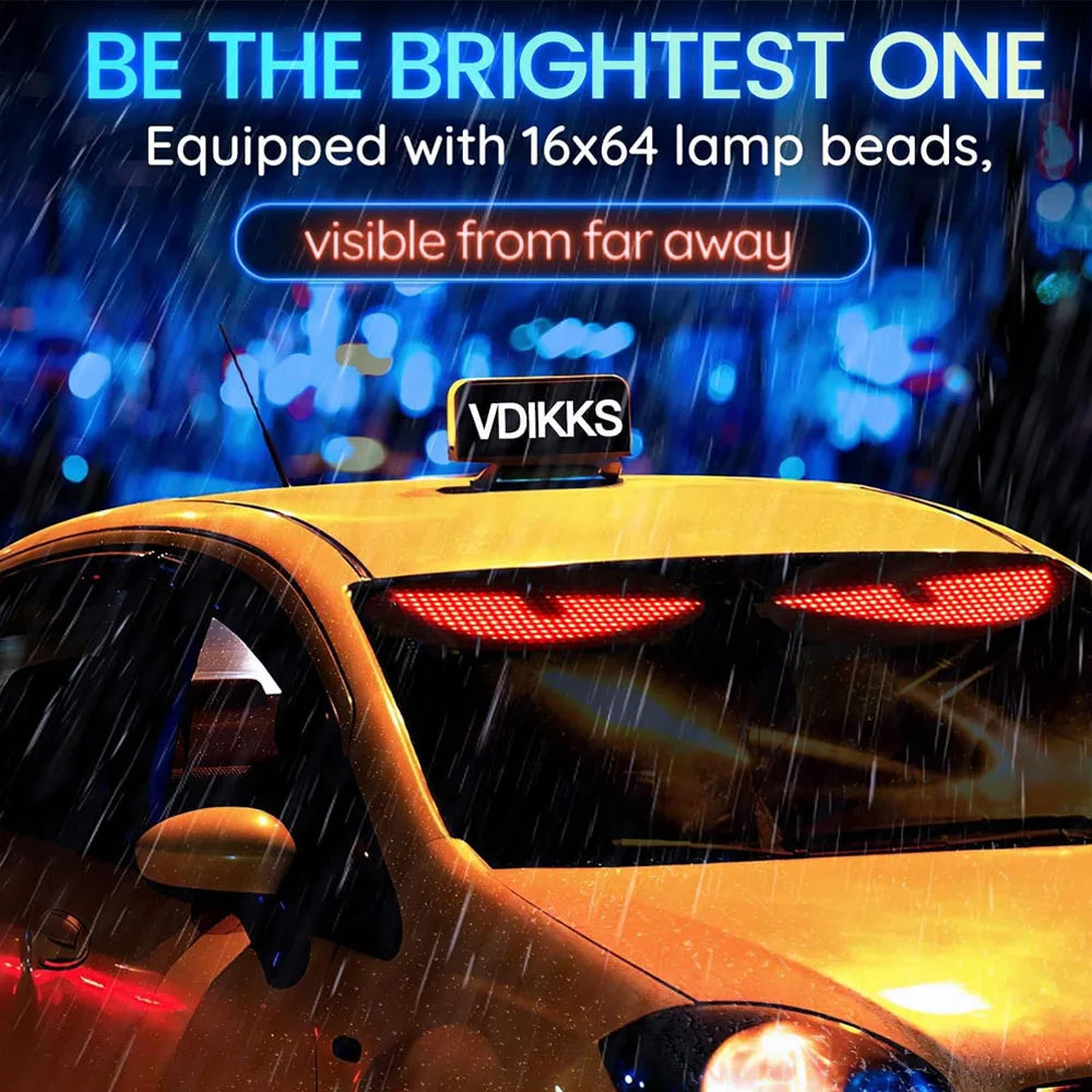 Led Matrix Panel Multiple Devil Eyes Light Bluetooth APP Control LED Display Scrolling Sign Light for Car Truck Windshield