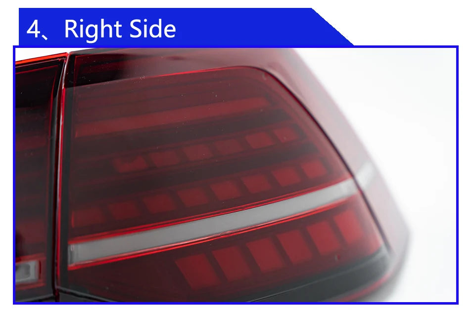 Car Taillights Assembly For Golf 7 2013-2017 Upgrade Golf 7.5 2018-2021 LED Car Back Lamps Turn Signal Light Accessories